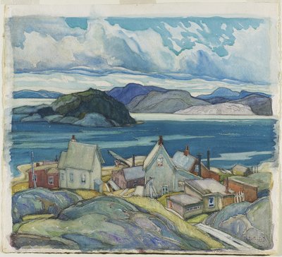 Jackfish Village by Franklin Carmichael